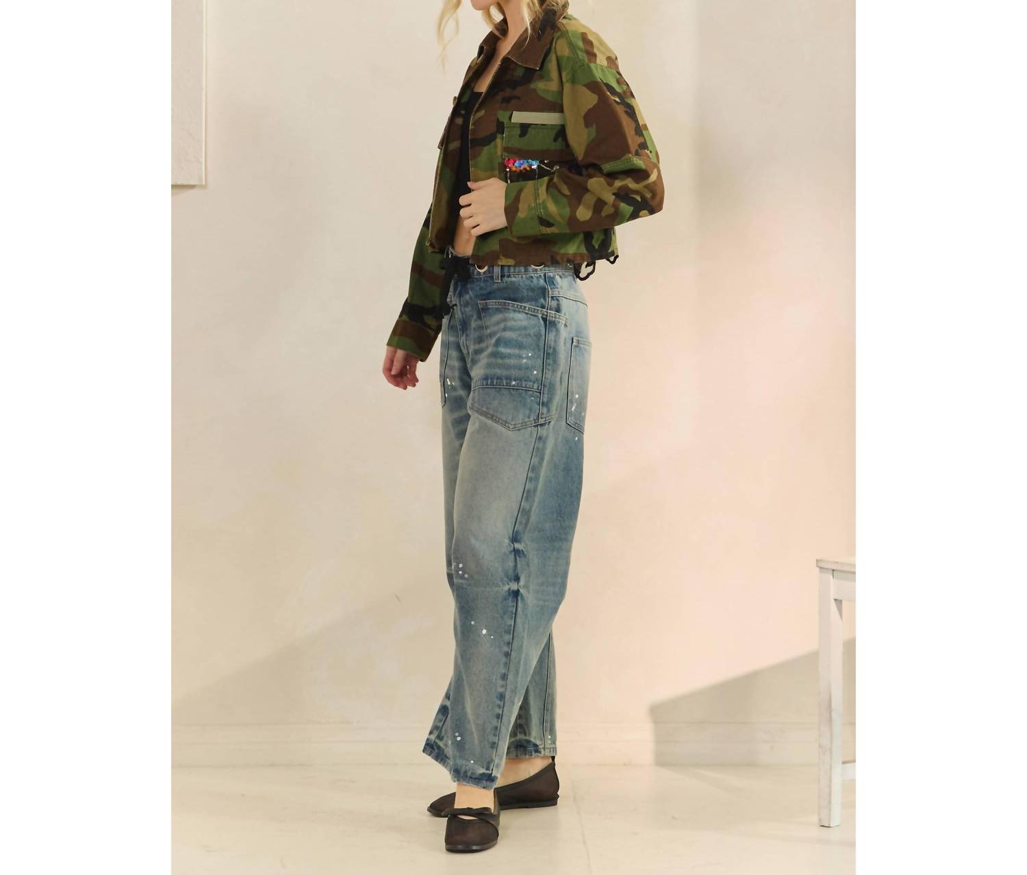 Veveret - Sequins Contrast Jacket
