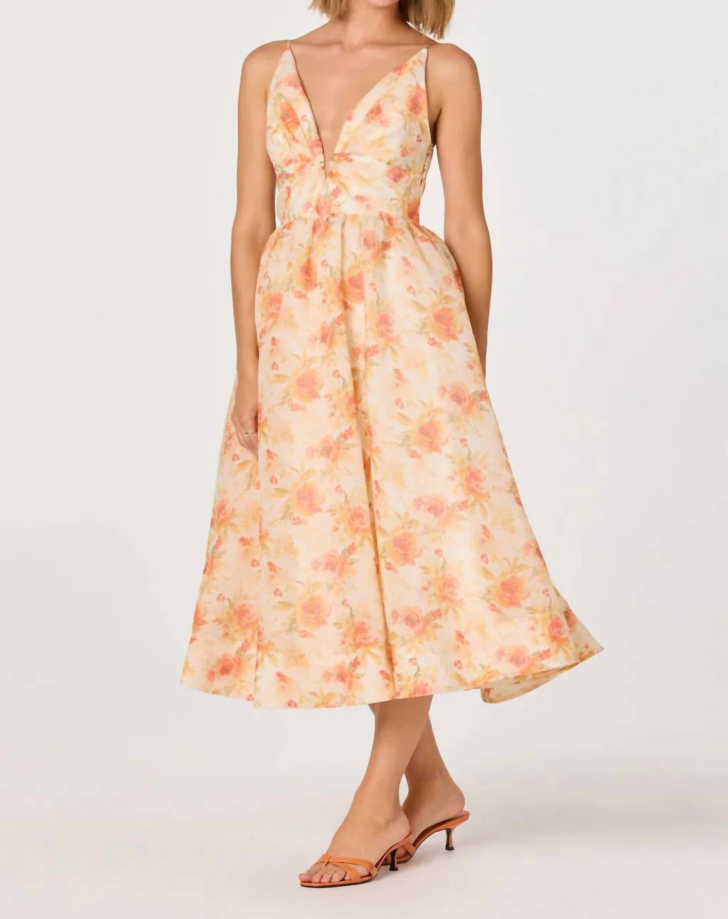 Astr - Janna Midi Dress