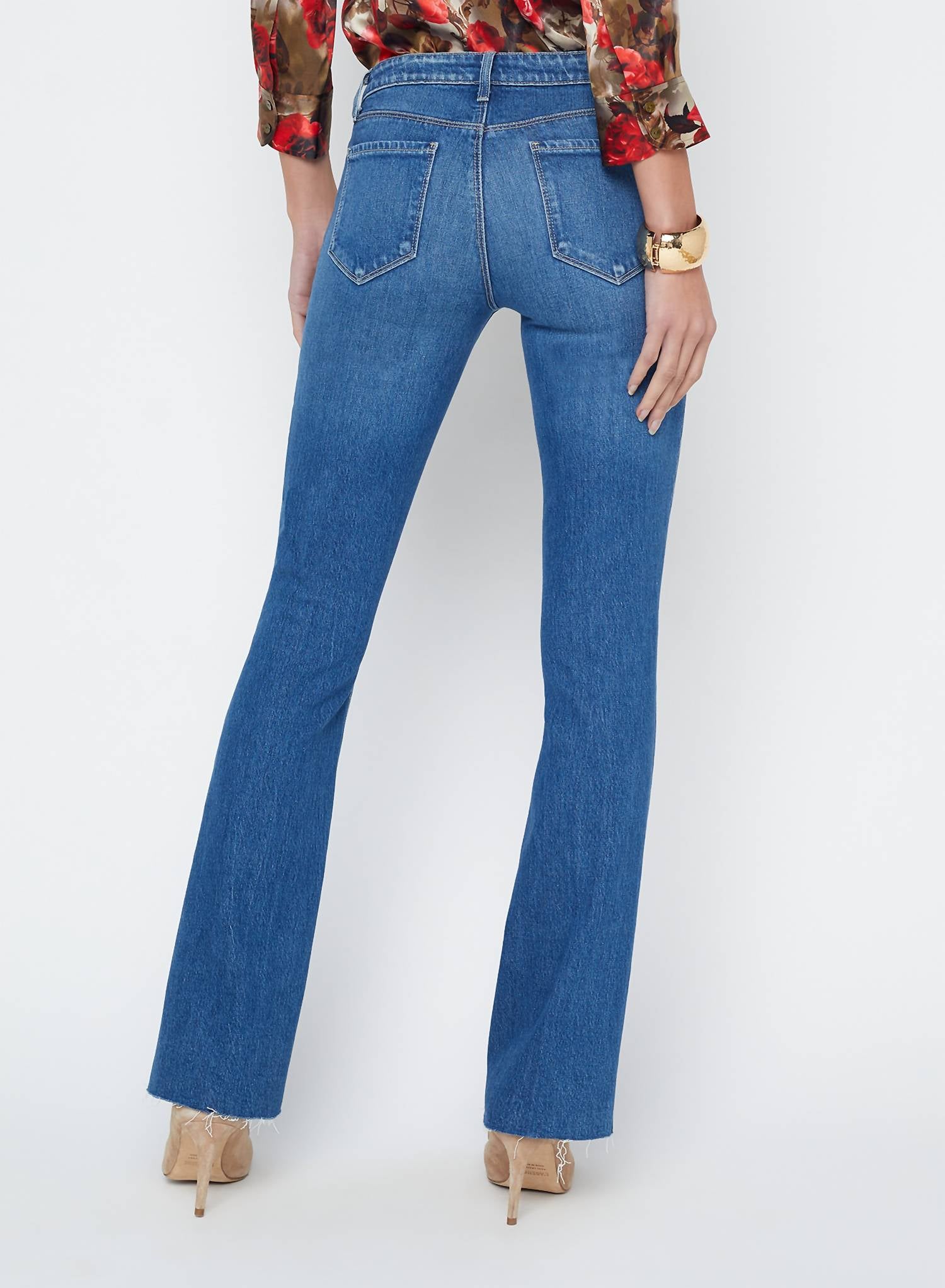 L'Agence - Sneeki Low-rise Straight-leg Jean