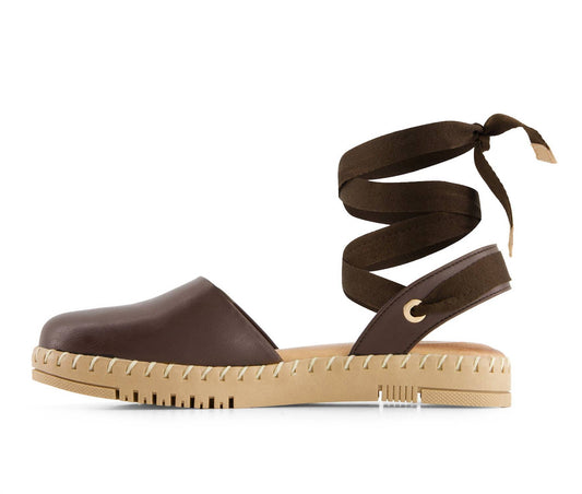 Andrea - Women's Textile Ribbon Lace Flats