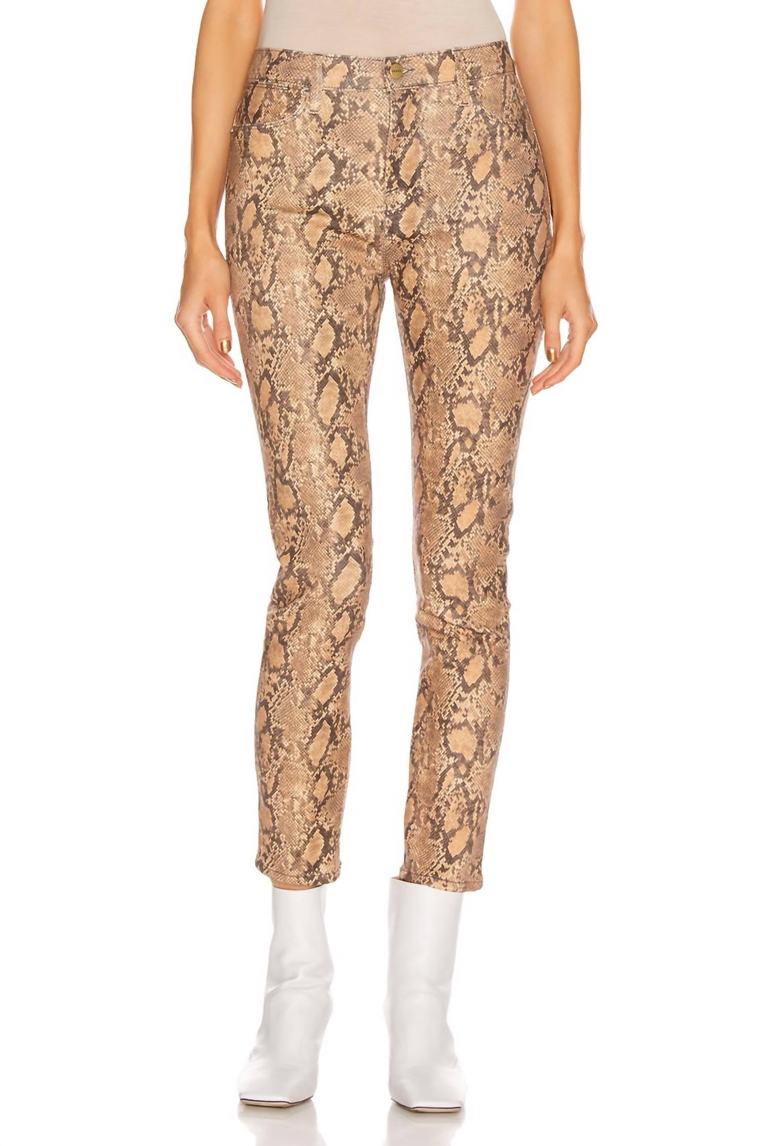 Frame - Le Hi Skinny Coated Jeans