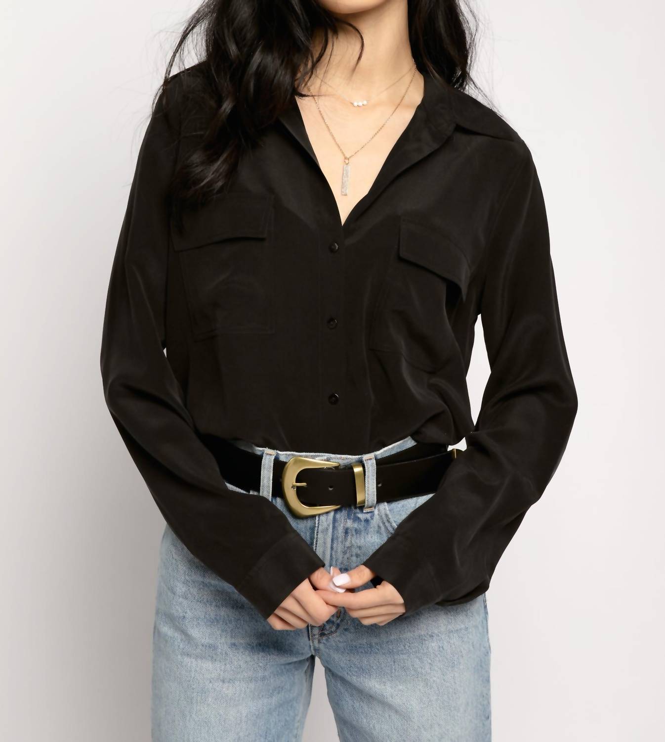 L'Agence - Margaret Long Sleeve Blouse