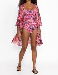 Johnny Was - MIDI-LENGTH RUFFLE KIMONO