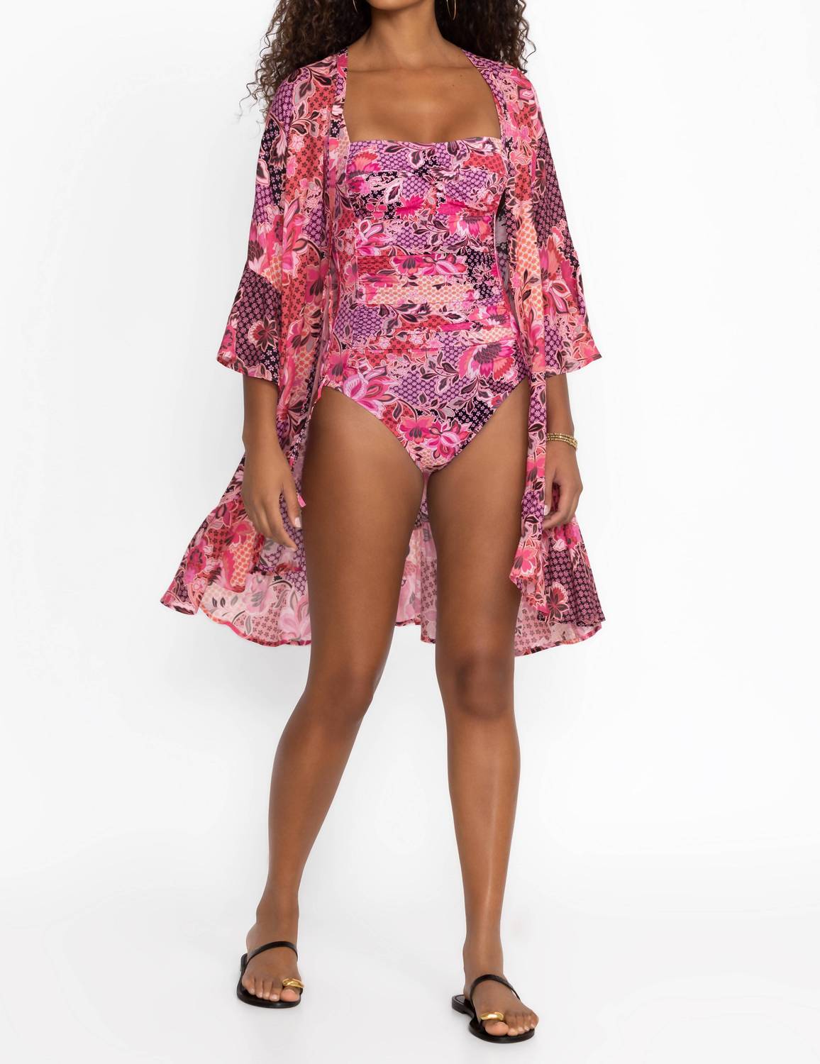 Johnny Was - MIDI-LENGTH RUFFLE KIMONO