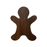 Creative Gifts International - Gingerbread Man Acacia Wood Board - 15" x 11.5"