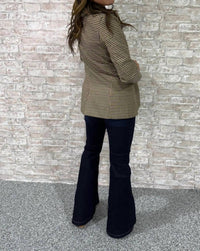 Hiddenbrand - The Checked Structured Gingham Blazer