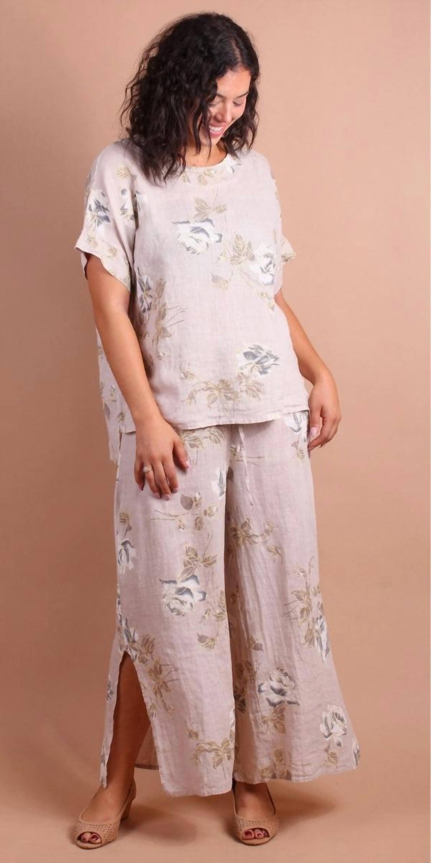 Gigi Moda - Sanremo High-low Short Sleeve Top
