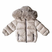 Colmar - Baby's Down Coat With Fur Trim