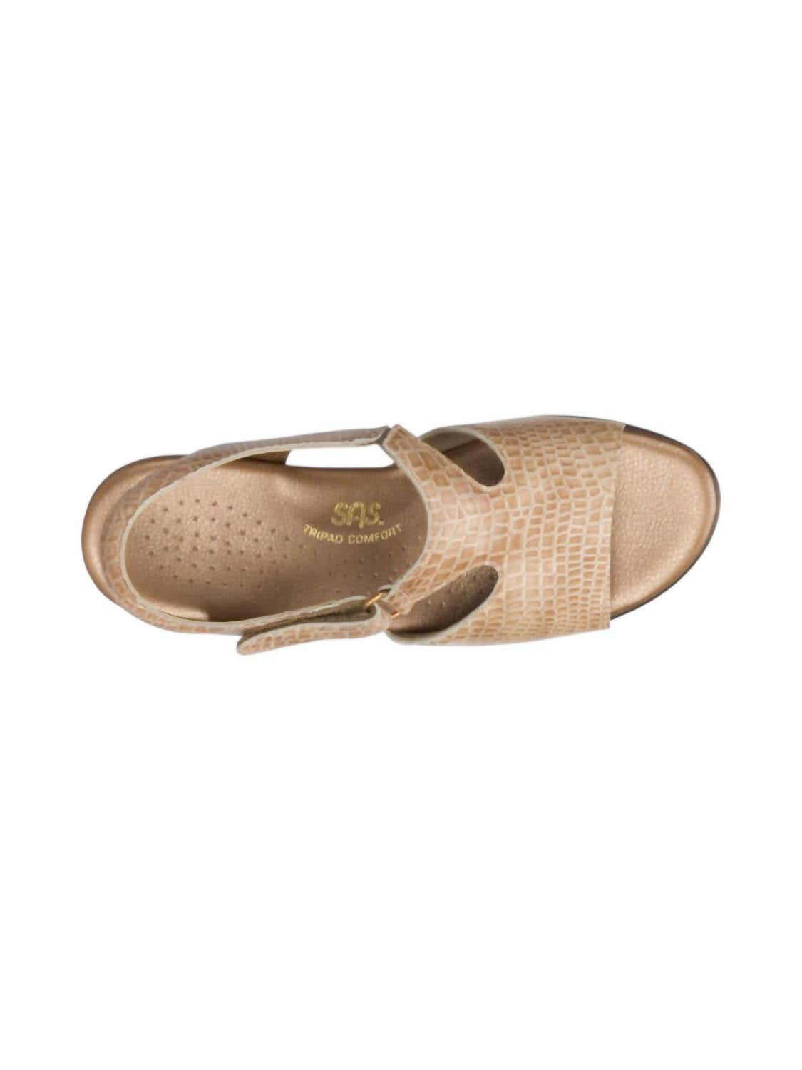 SAS Women's Suntimer Sandals in beige croc - women's sandal - view 4