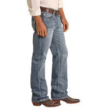 Rock & Roll Denim - Double Barrel Relaxed Straight Leg Jean