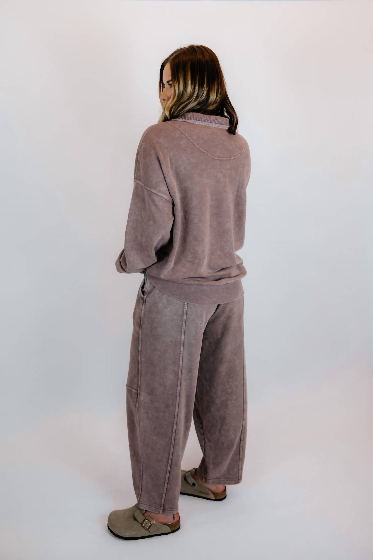 Rae Mode - Avia Mineral Washed Pullover & Barrel Pant Set