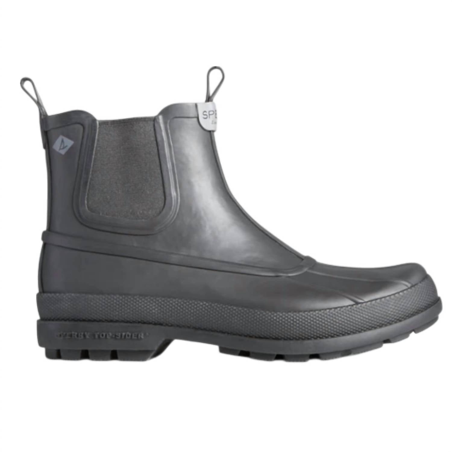 Sperry Men's Cold Bay Chelsea Boots in black - women's shoe - detail view