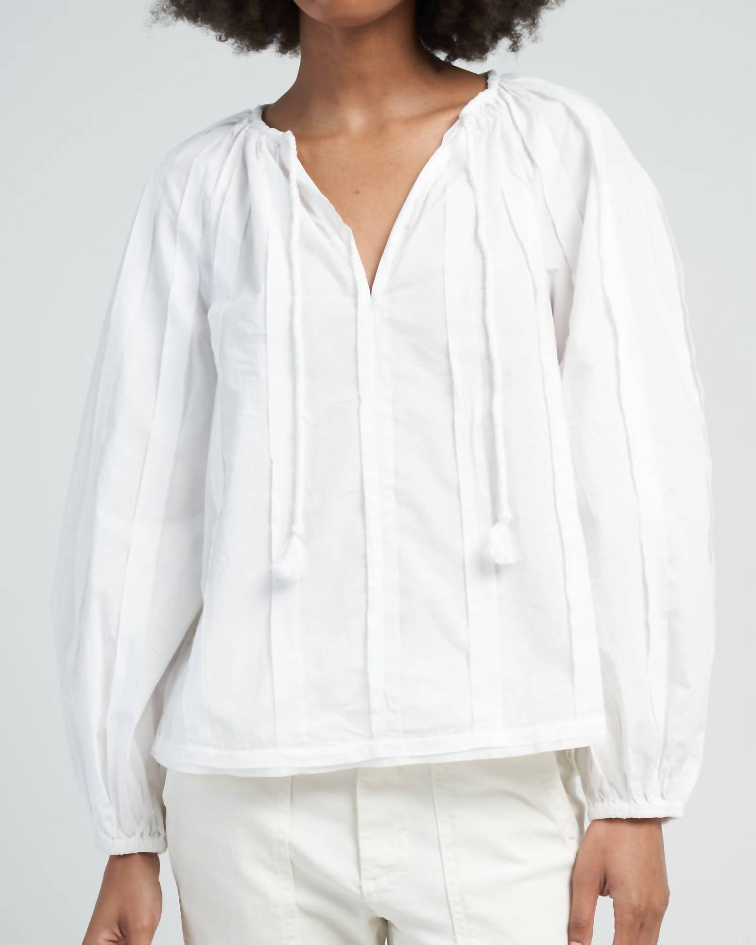 Ulla Johnson Juliette Blouse in pristine - women's blouse