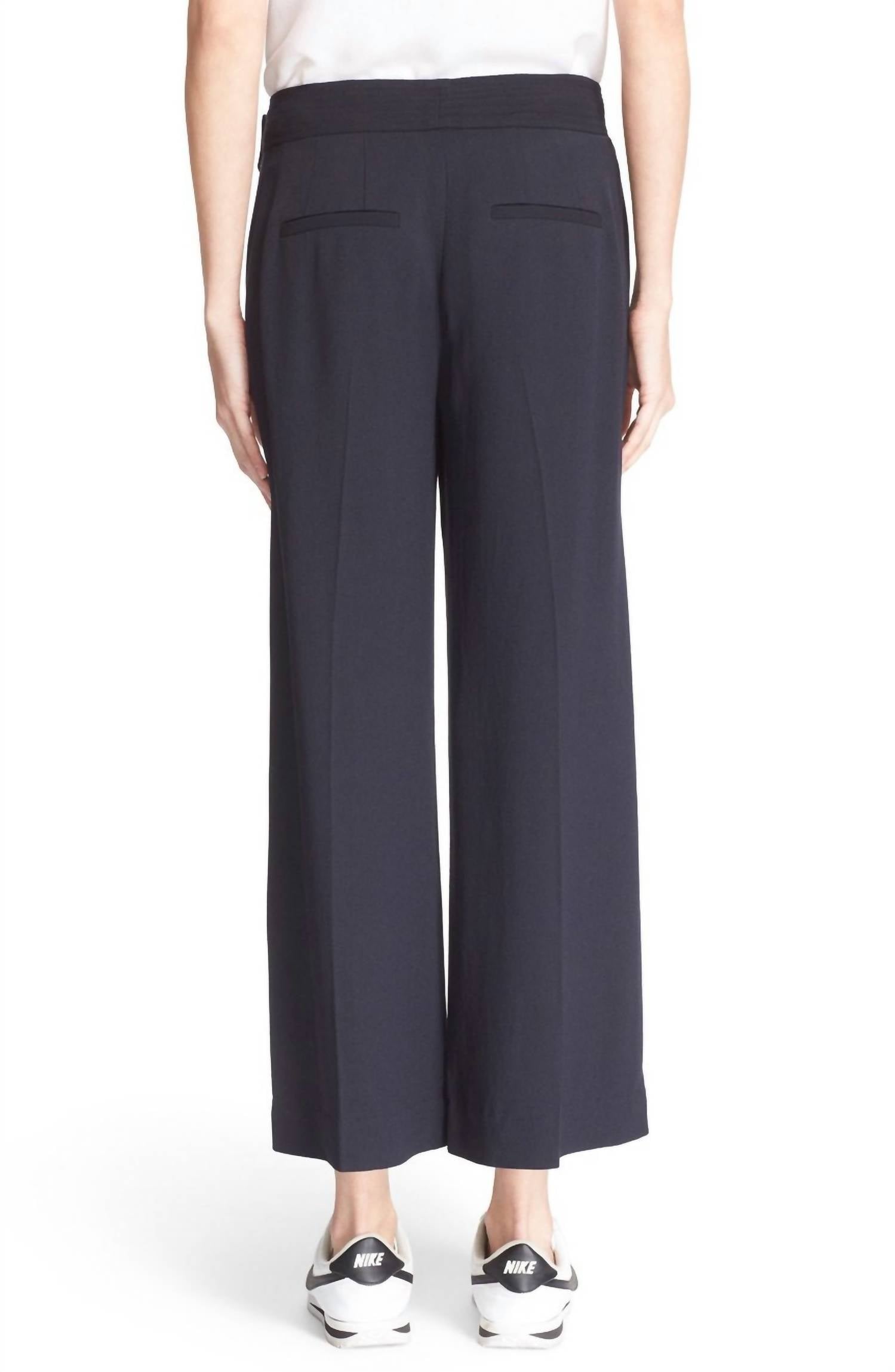 A.L.C. - Women's Emily Gaucho Mid-Rise Belted Pants