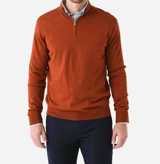 Peter Millar - Autumn Crest Quarter-Zip Sweater