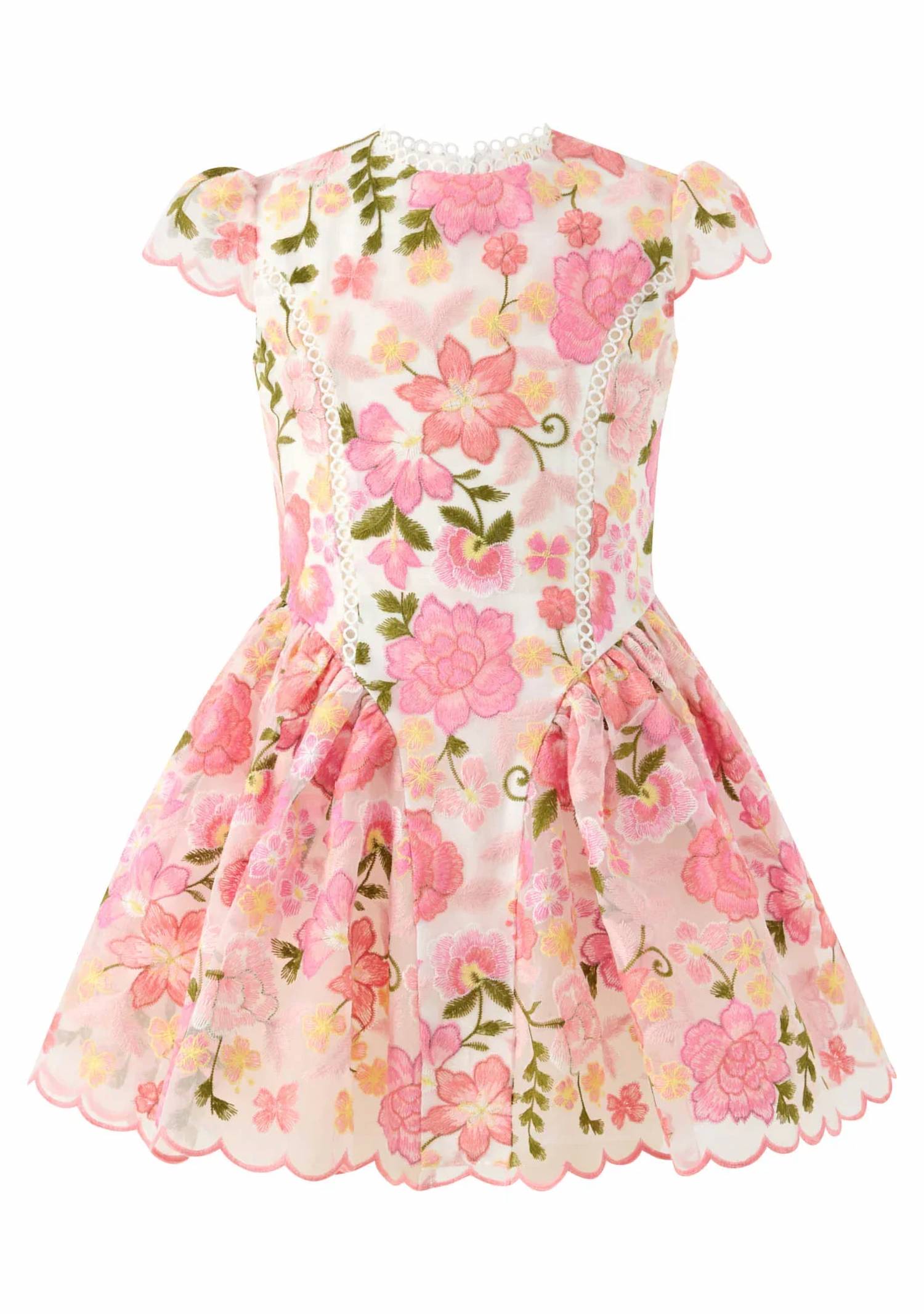 Marlo - Girl's Avery Embroidered Mini Dress