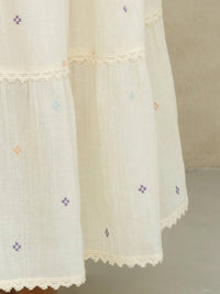 M.A.B.E. - Lucca Embroidered Maxi Skirt