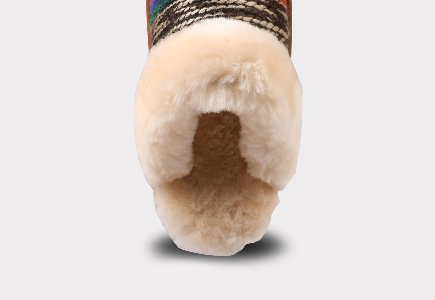 Lamo Women's Slip-on Scuff Slipper in chestnut multi - women's shoe - view 6