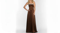 Last Dress - Gilded Simplicity Strapless Prom Gown