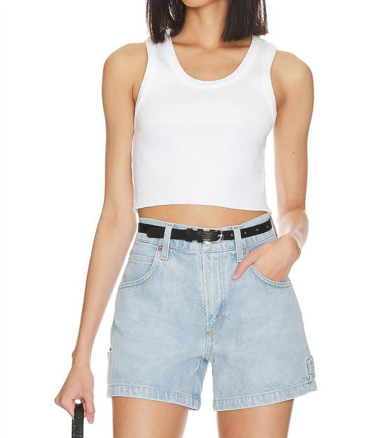 Agolde - Cropped Poppy Tank Top