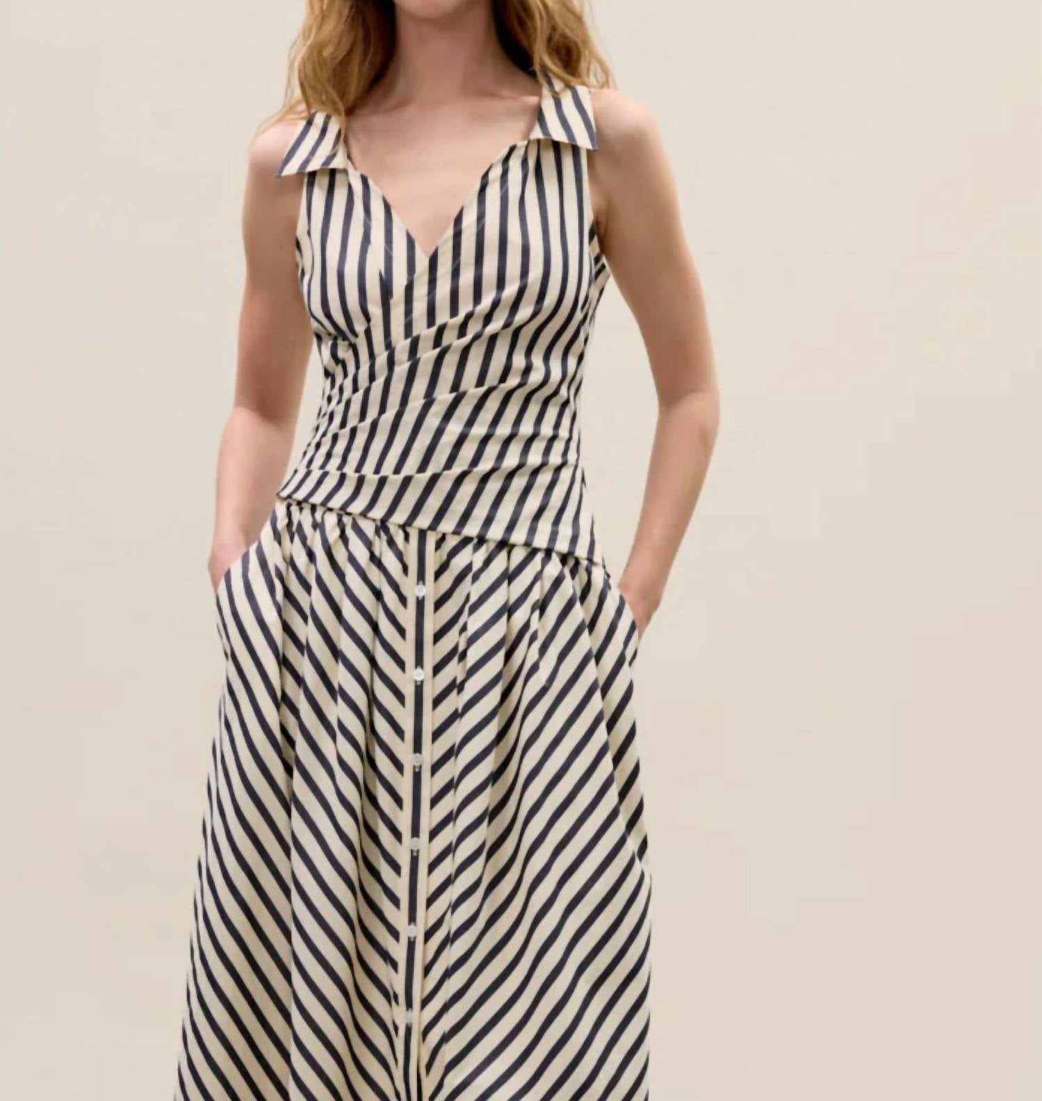 Rebecca Taylor - Women's Isla Stripe Poplin Dress