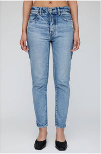 Moussy - Browncroft Tapered High Waisted Jean