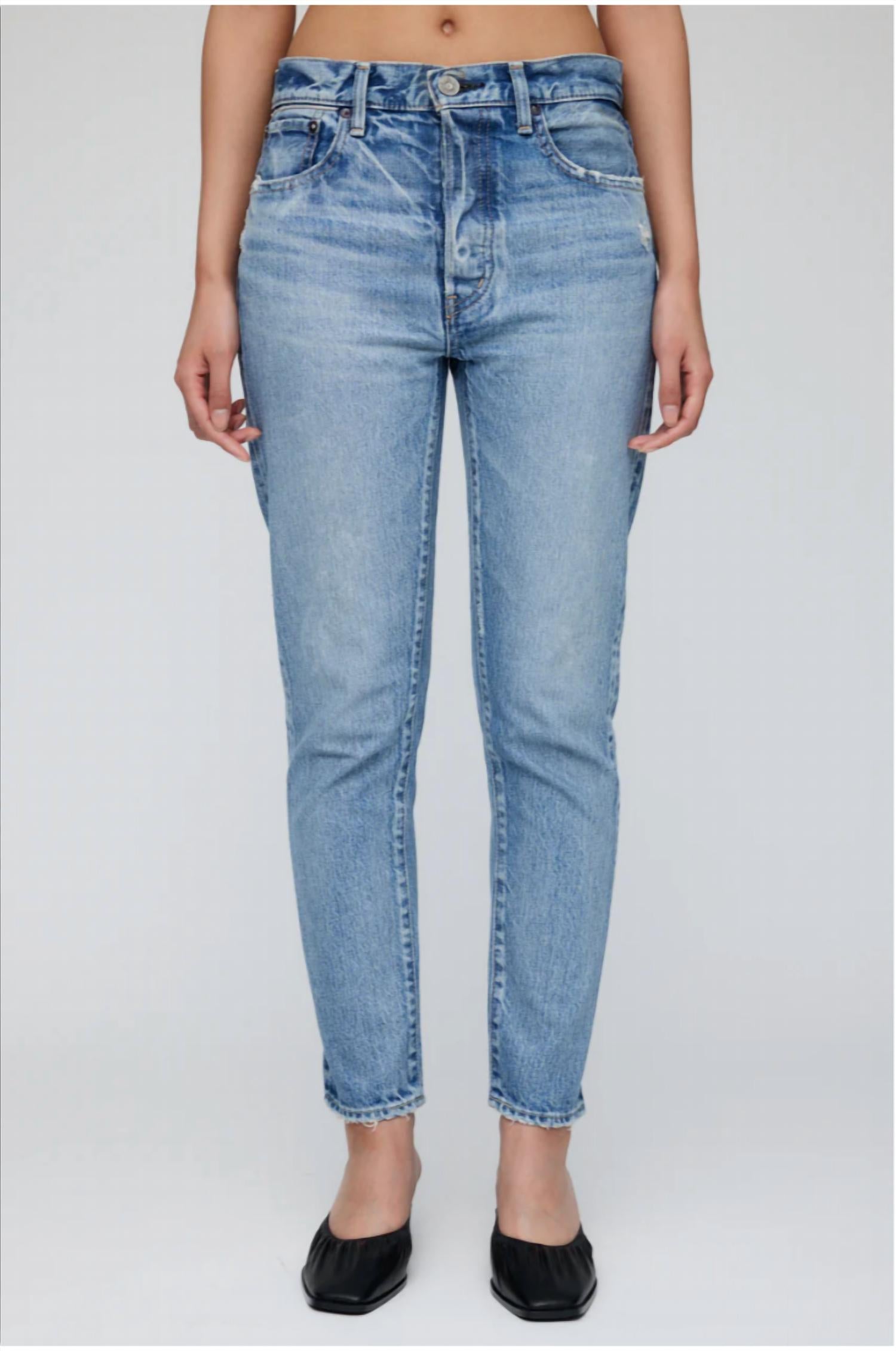 Moussy - Browncroft Tapered High Waisted Jean