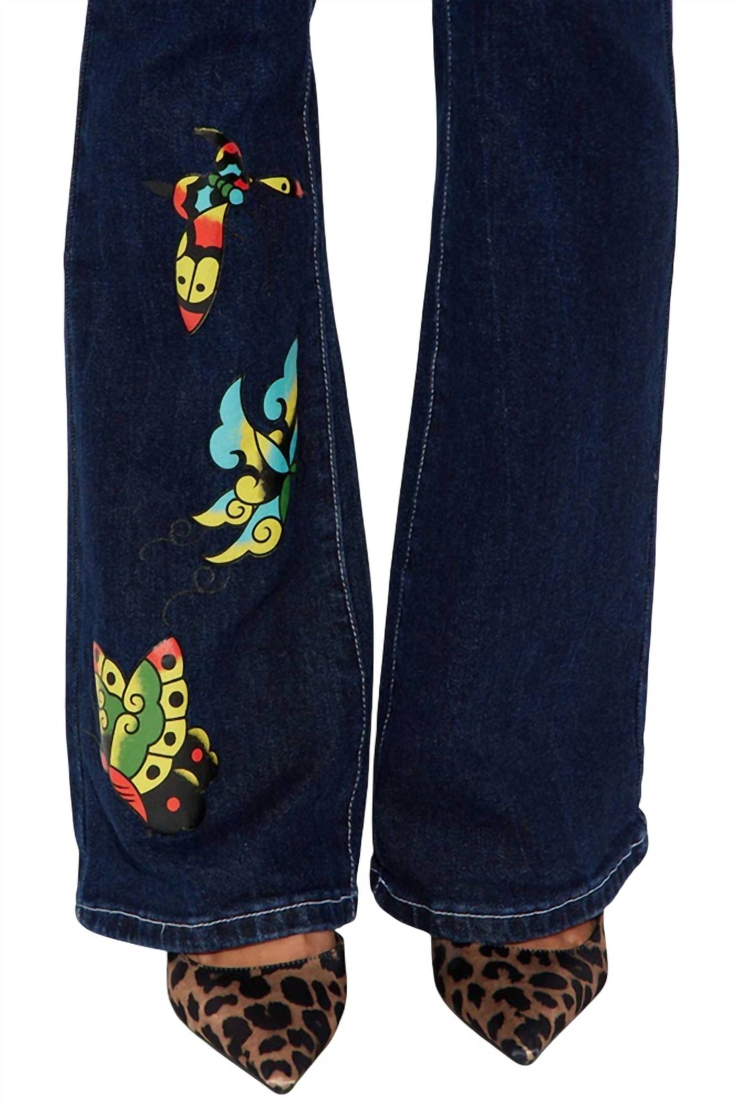Ed Hardy - Butterflies Bootcut Jeans