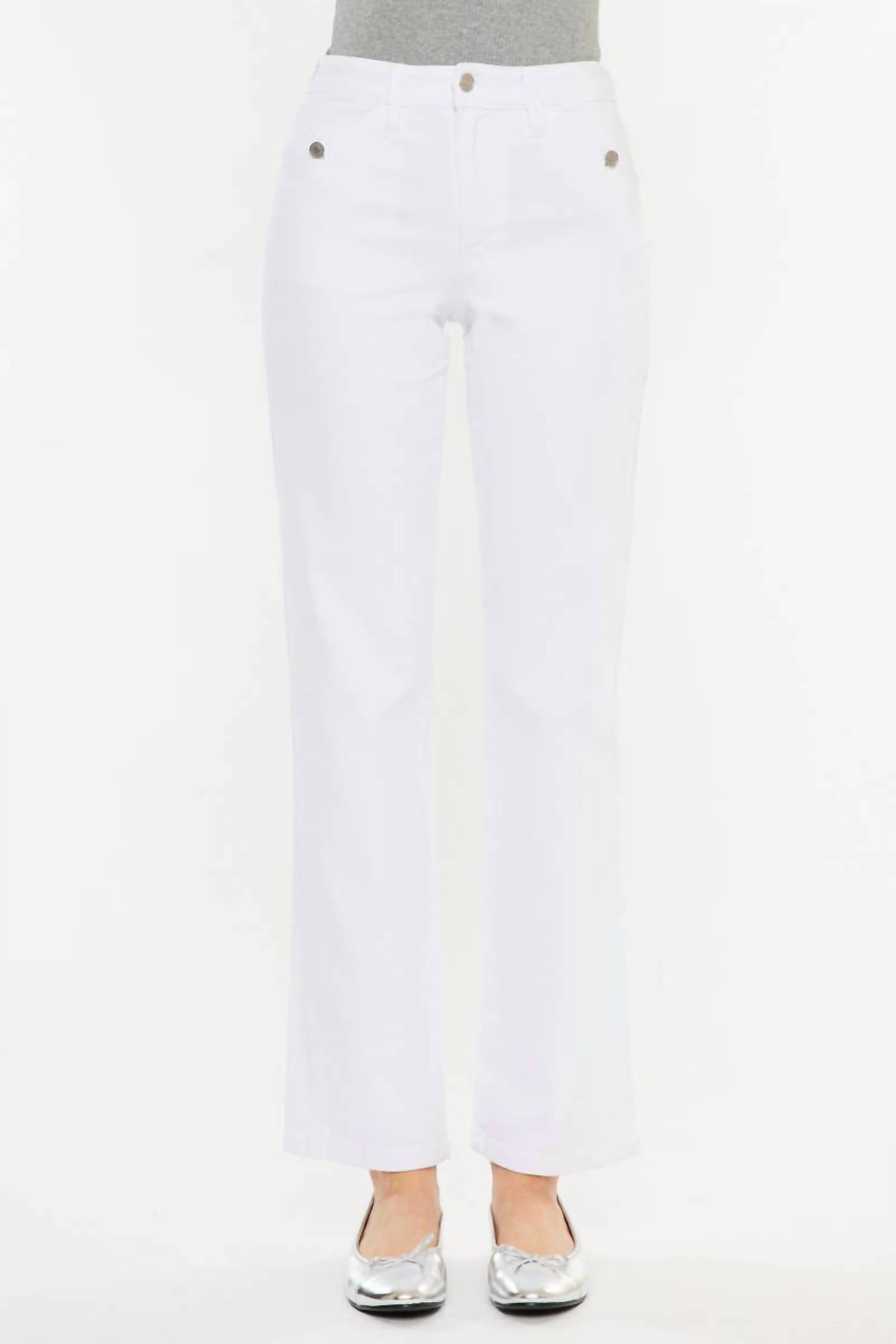 Kancan - High Rise Straight Jeans