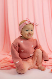 Babysprouts - Knit Heart Sweater