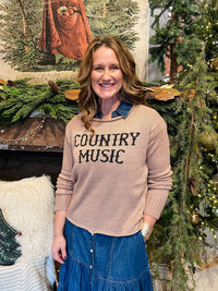 Wooden Ships - Women's Country Music Crew Sweater