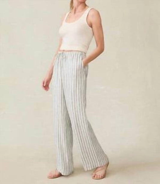 Faherty - Laidback Striped Linen Pants