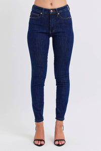 Judy Blue Sleek Sculpt Mid-rise Skinny Jeans in blue - women's jeans
