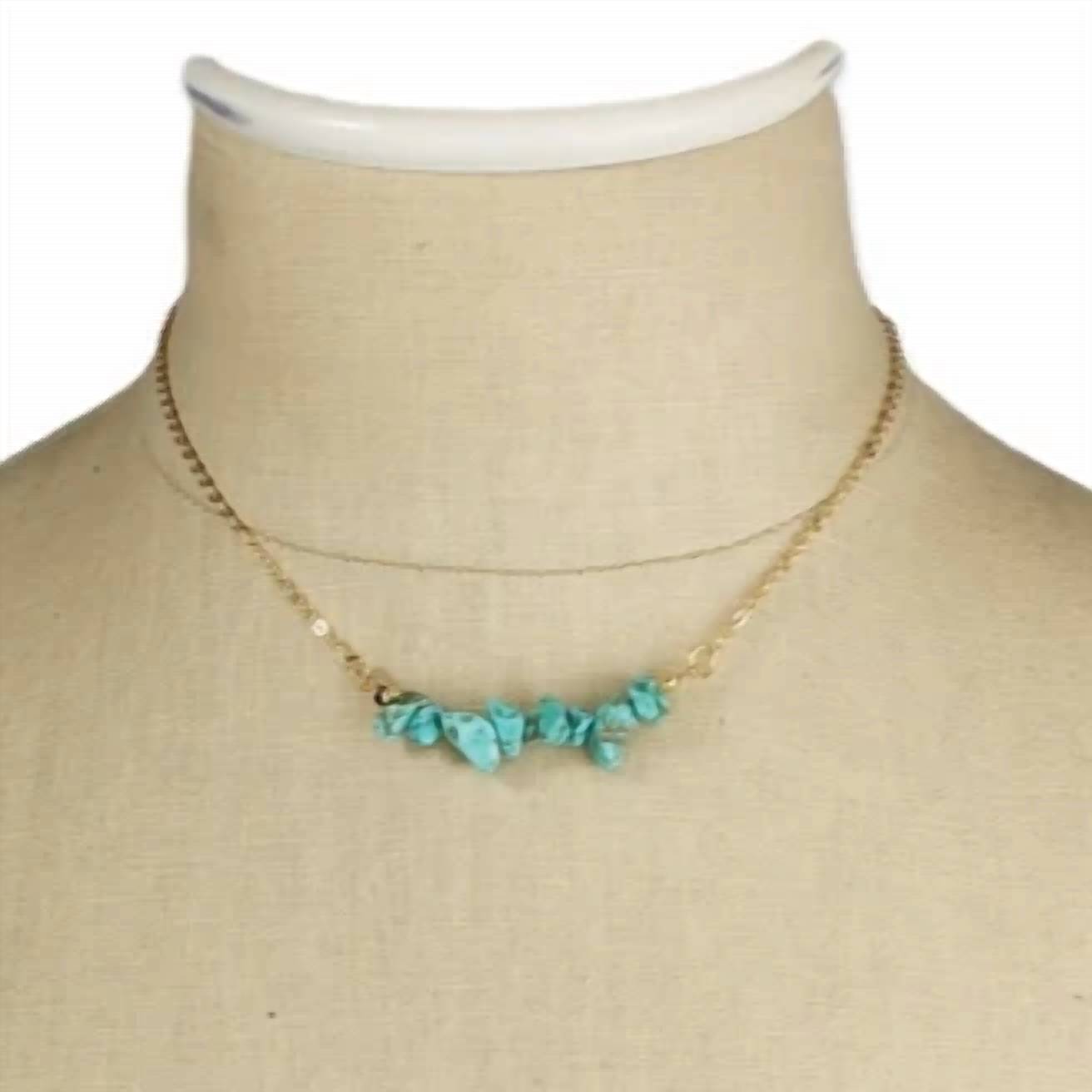 Zad - Women's Stone Chip Necklace