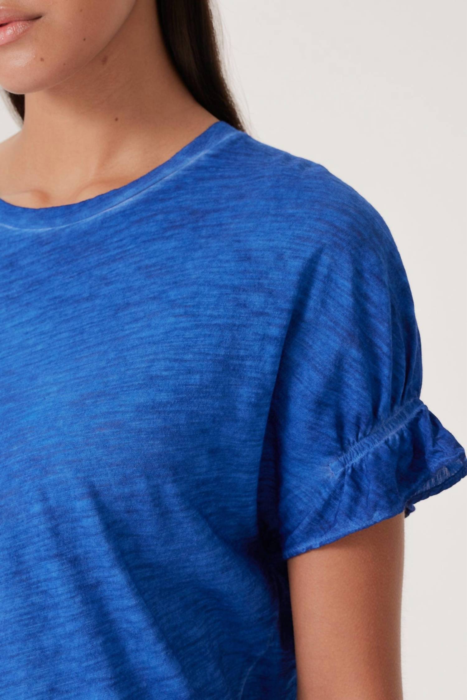 Goldie - Puff & Ruffle Sleeve Tee