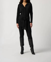 Joseph Ribkoff - Skyler Silky Knit Tie Front Tunic