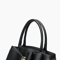 Like Dreams - Women's Poppy Bowtie Top Handle Satchel Bag