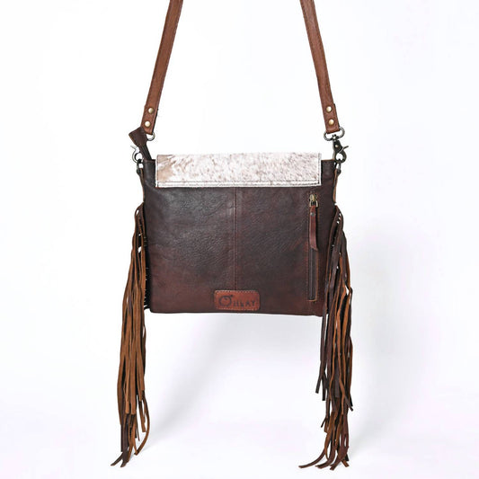 Ohlay - Women's Floral Embossed Crossbody Bag