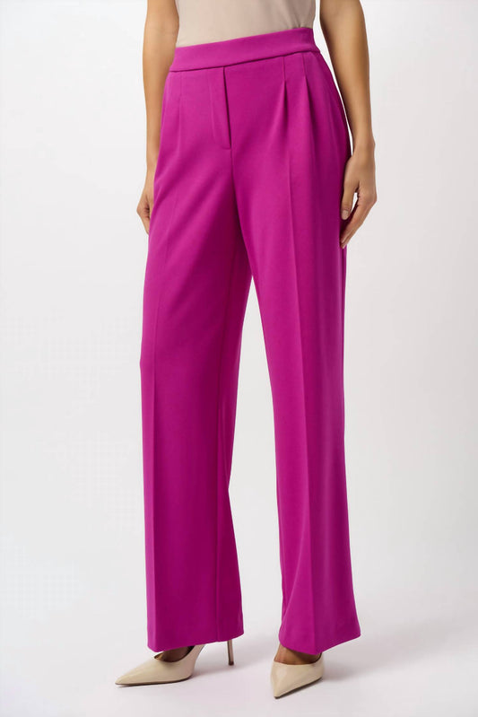 Joseph Ribkoff - Scuba Crepe Wide Leg Pull On Pant