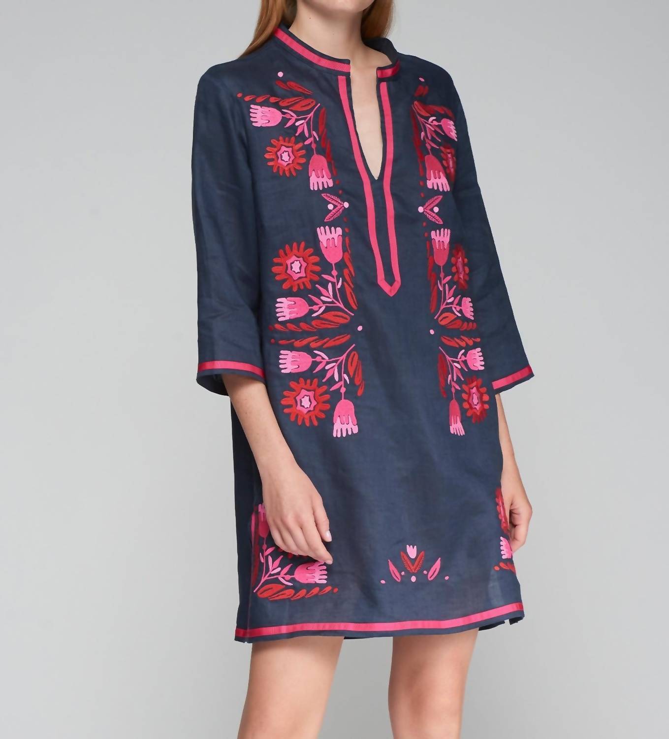 Vilagallo - VILAGALLO KAFTAN PRINTED DRESS