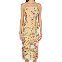 Endless Rose - Floral Embroidered Midi Dress