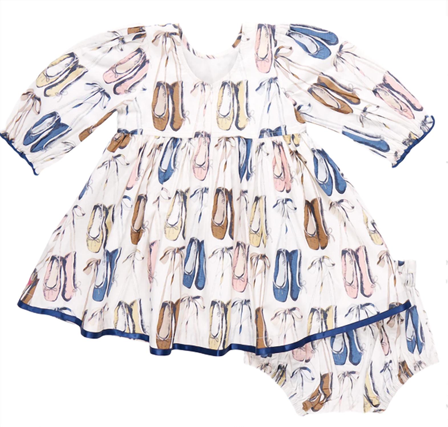Pink Chicken - Girl's Ballet Slippers Amma Dress Set