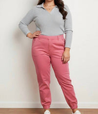 Risen - High-waist Cropped Jeans