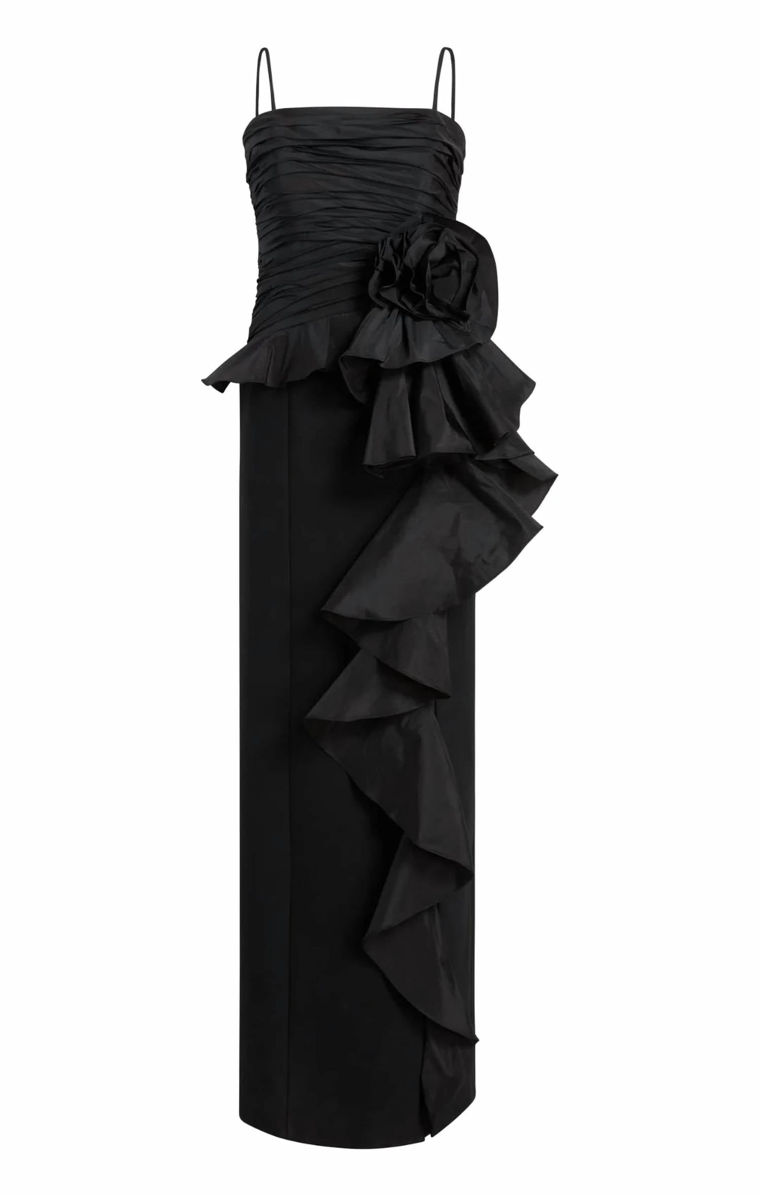 cinq a sept Liora Gown in black - women's dress - view 6