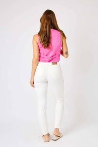 Judy Blue - Mid Rise Braided Jeans