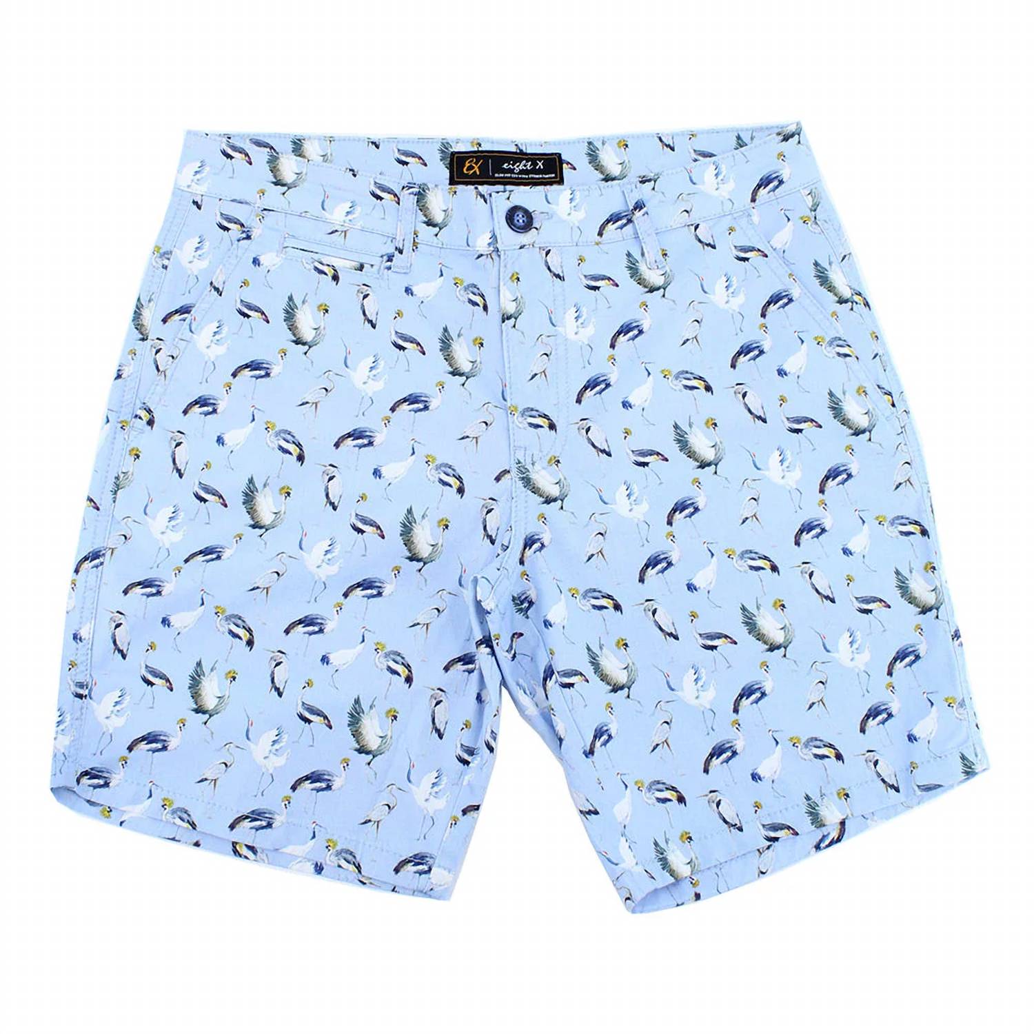 Eight X - Men's Crane Print Shorts