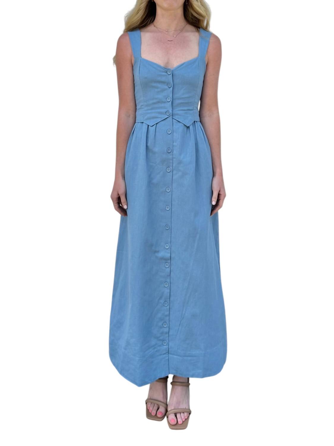 Cleobella - Women's Esther Solid Ankle Dress