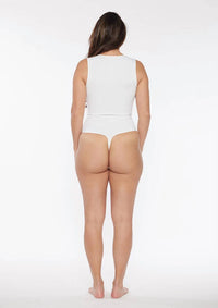 Circular Path - V Neck Bodysuit