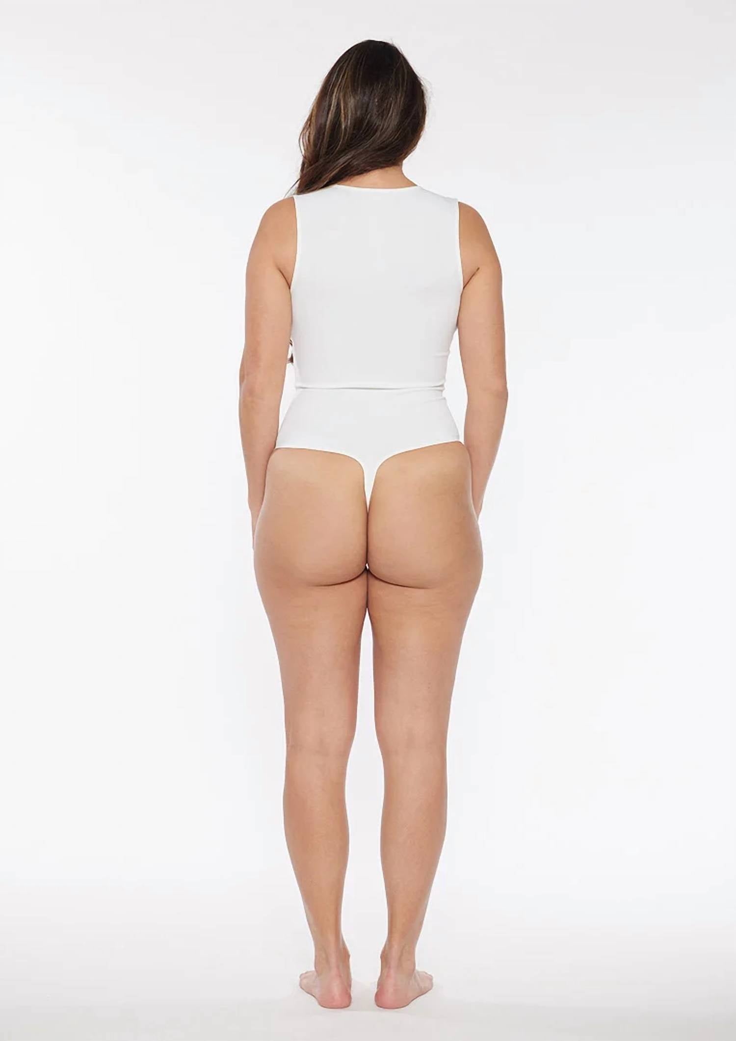 Circular Path - V Neck Bodysuit