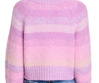 LoveShackFancy Barbarelle Pullover Sweater in sugar plum - women's sweater - detail view